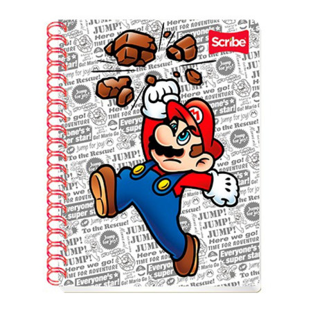 CUADE. PROF. ESP.DOB. SCRIBE 7420 RAYA 100H MARIO BROS 155504 VARIOS MODELOS