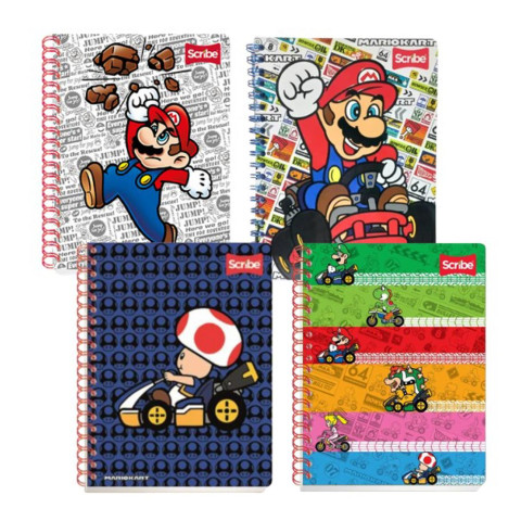 CUADE. PROF. ESP.DOB. SCRIBE 7420 RAYA 100H MARIO BROS 155504 VARIOS MODELOS