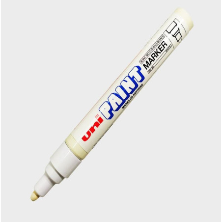 MARCADOR D/ACEITE AZOR UNIBALL PAINT COLOR BLANCO PX20BL