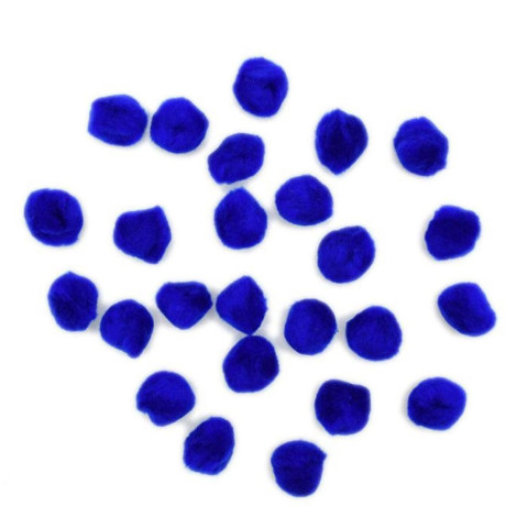 POMPON SEDERIA NO.25 9 AZUL REY C/25 PZS 156258