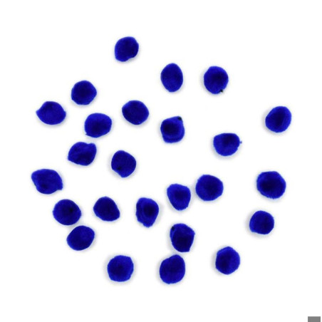 POMPON SEDERIA NO.18 9 AZUL REY C/25 PZAS 156246