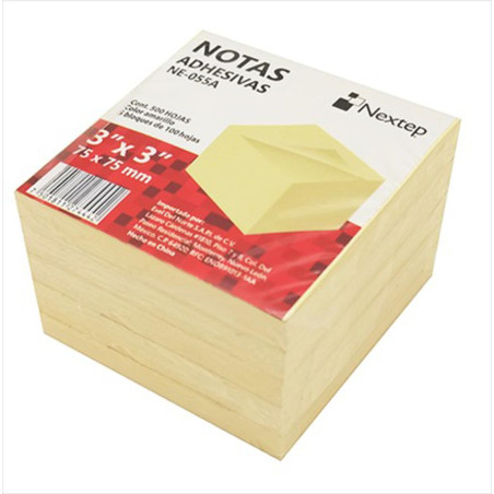 NOTAS ADH. NEXTEP 3x3 AMAR. 5 BLOQUES 500H NE-055A