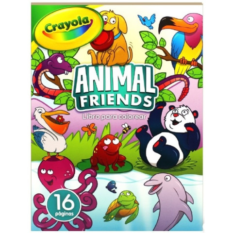 CUADERNO ILUMINAR CRAYOLA ANIMAL FRIENDS 16 HJS 48964