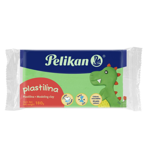 PLASTILINA MARQUETA PELIKAN VERDE CLARO