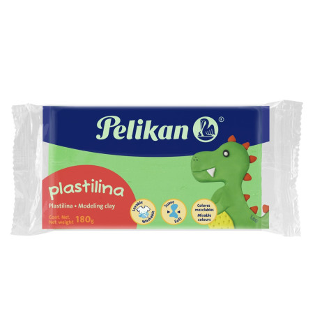 PLASTILINA MARQUETA PELIKAN VERDE CLARO