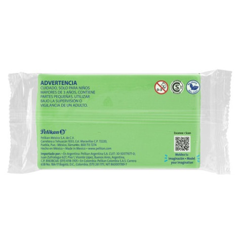 PLASTILINA MARQUETA PELIKAN VERDE CLARO