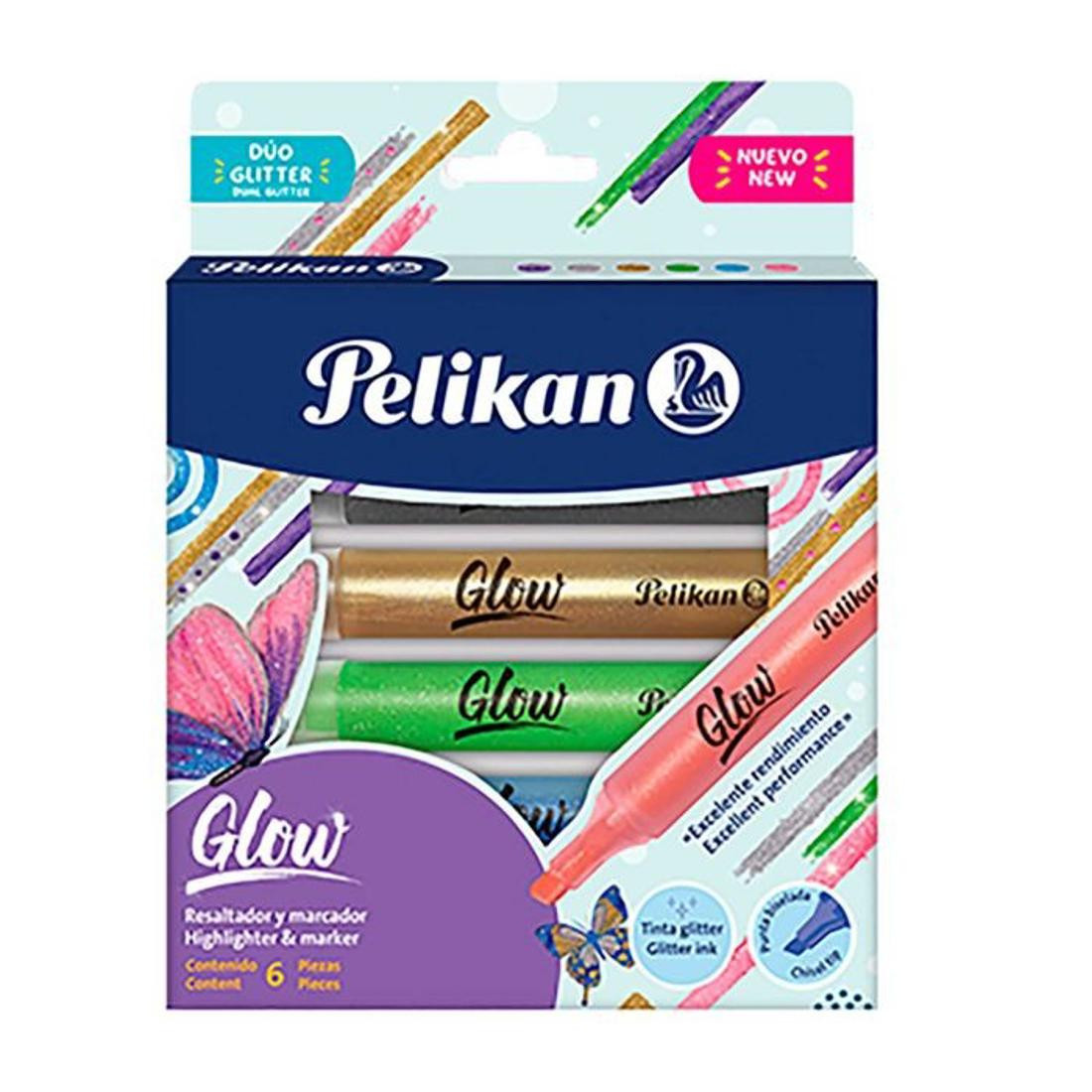 MARCADOR PERM. P/CINCEL PELIKAN 30180401 GLITTER C/6 150125