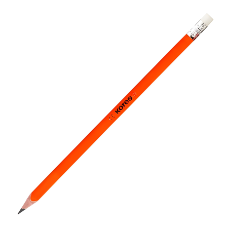 LAPIZ DE GRAFITO No. 2 1 PIEZA NEON KORES 82376 TRANGULAR 134043