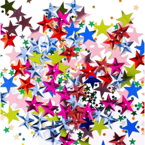 LENTEJUELA CONFETI SEDERIA ESTRELLAS 20GRS 156239