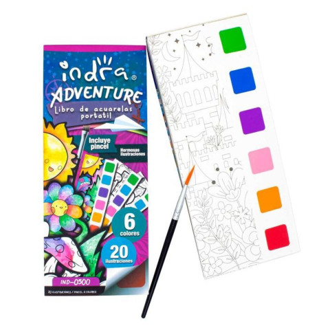 BLOCK DIBUJO P/ACUARELA INDRA IND-0500 136253