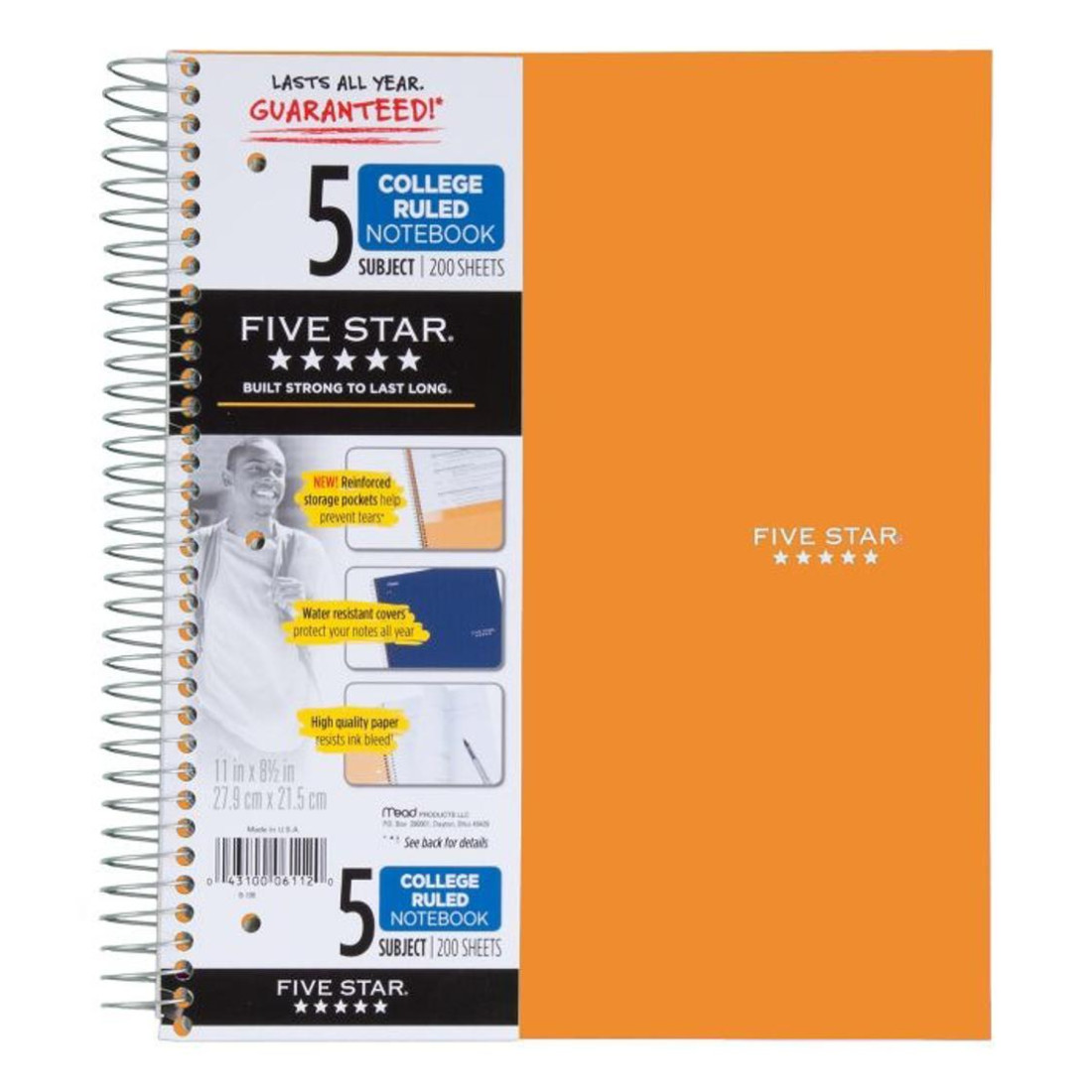 CUADERNO PROF. ESP. FIVE STAR RAYA 5 MAT. 200 H 9699