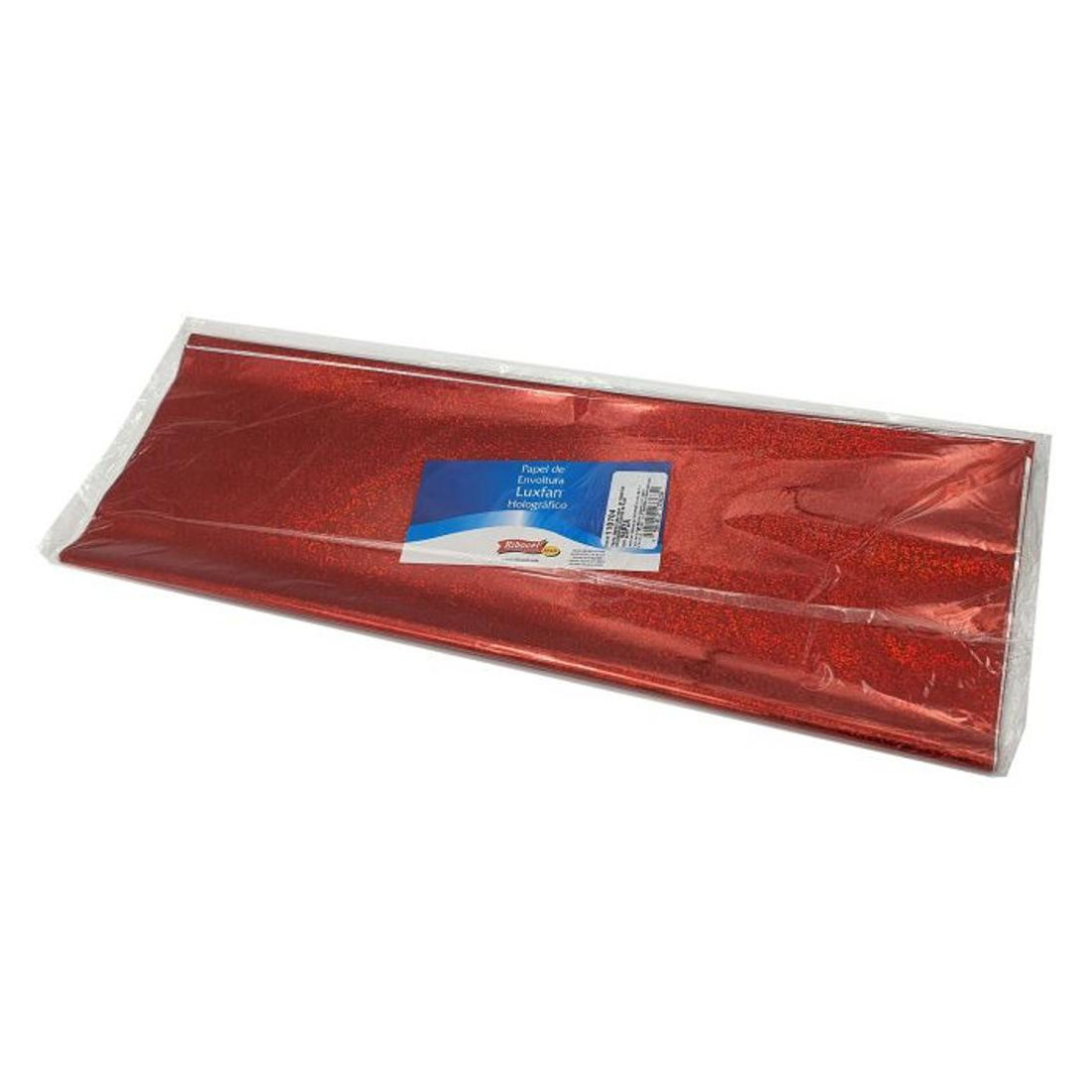 PAPEL METALICO T/O HOLOG PTOS ROJO 70X53 CM 100120