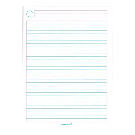 CUADERNO PROF COSIDO ESTRELLA 0541 RAYA 100H ROSA 49131