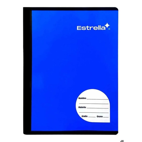 CUADERNO PROF COSIDO ESTRELLA 0543 7MM 100H AZUL VIC 49133