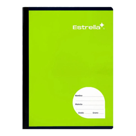 CUADERNO PROF COSIDO ESTRELLA 0613 DOB RAYA VDE LIMON 49140