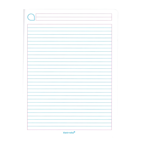 CUADERNO PROF COSIDO ESTRELLA 0541 RAYA 100H NARANJA 49131