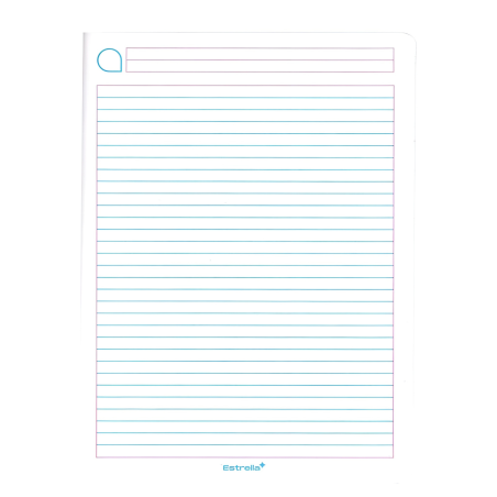 CUADERNO PROF COSIDO ESTRELLA 0541 RAYA 100H NARANJA 49131