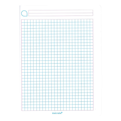 CUADERNO PROF COSIDO ESTRELLA 0542 5MM AZUL NAVY 49132