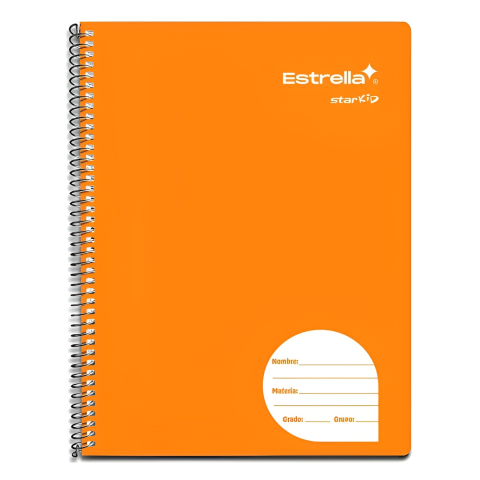 CUADERNO PROF ESP ESTRELLA RAYA STARKID NARANJA 193465
