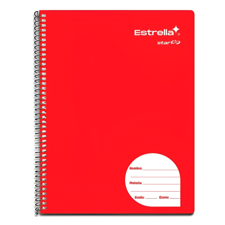 CUADERNO PROF ESP ESTRELLA RAYA STARKID ROJO 193465