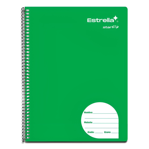 CUADERNO PROF ESP ESTRELLA RAYA STARKID VERDE BAN 193465