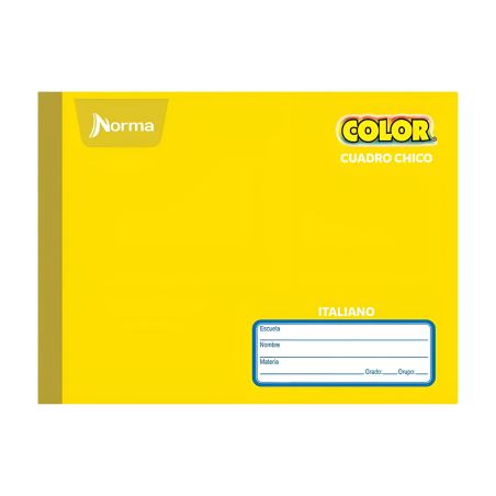 CUADERNO F.I COS NORMA COLOR 5MM 100H AMARILLO 134416