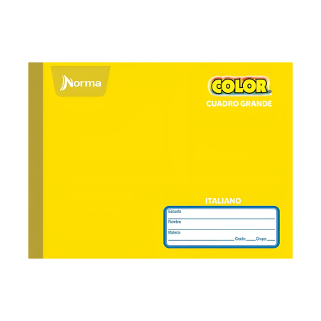 CUADERNO F.I COS NORMA COLOR 7MM 100H AMARILLO 134417