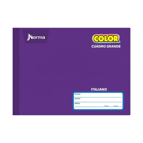 CUADERNO F.I COS NORMA COLOR 7MM 100H MORADO 134417