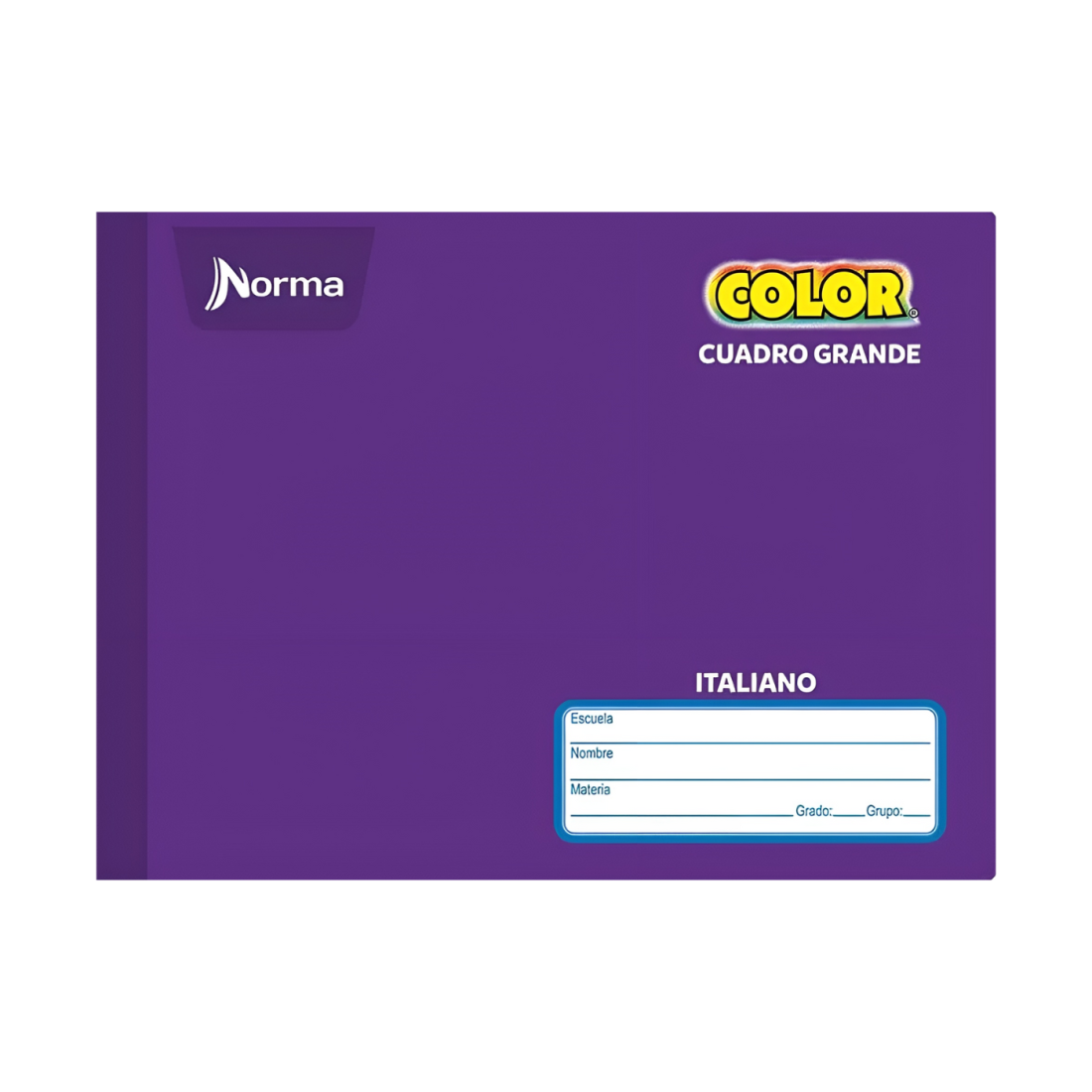 CUADERNO F.I COS NORMA COLOR 7MM 100H MORADO 134417
