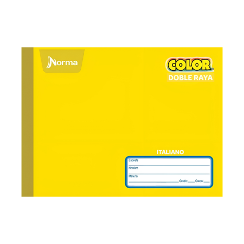 CUADERNO F.I COS NORMA COLOR DOB. RAYA 100H AMARILLO 134419