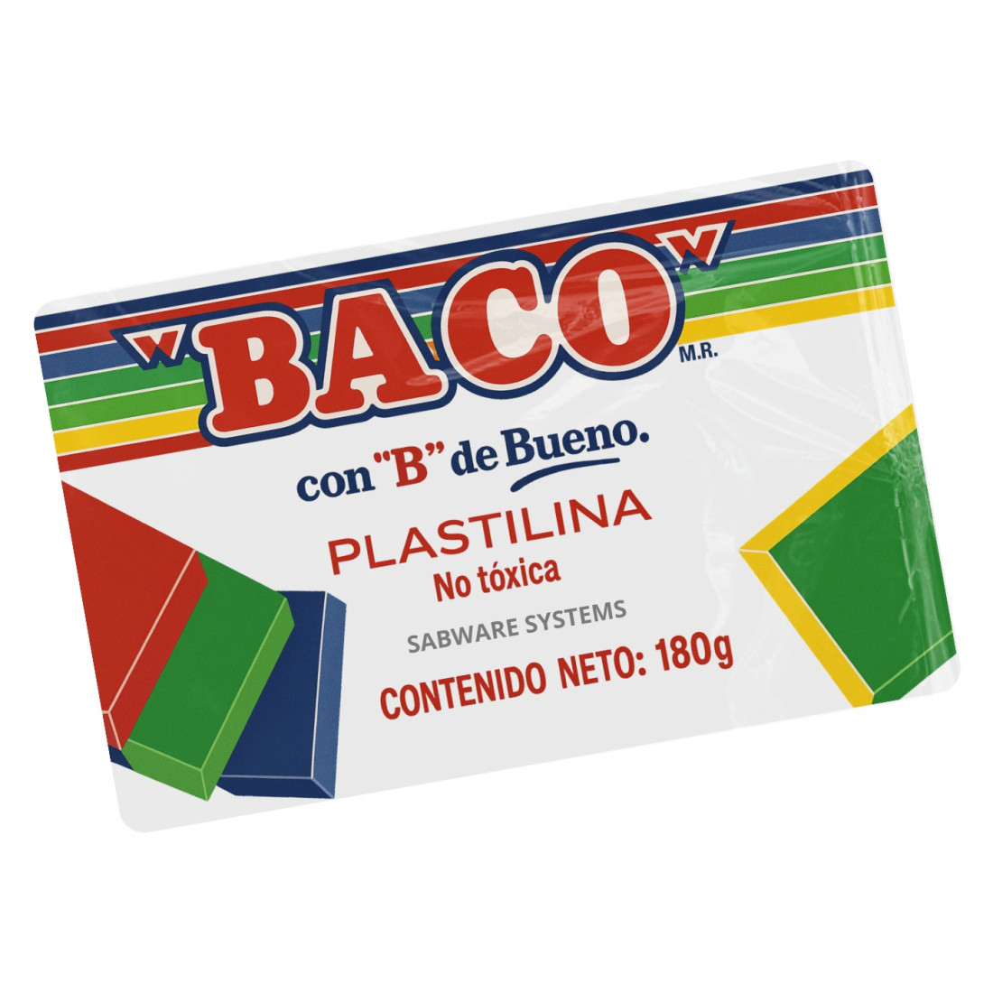 PLASTILINA BACO MARQUETA BLANCA 49416