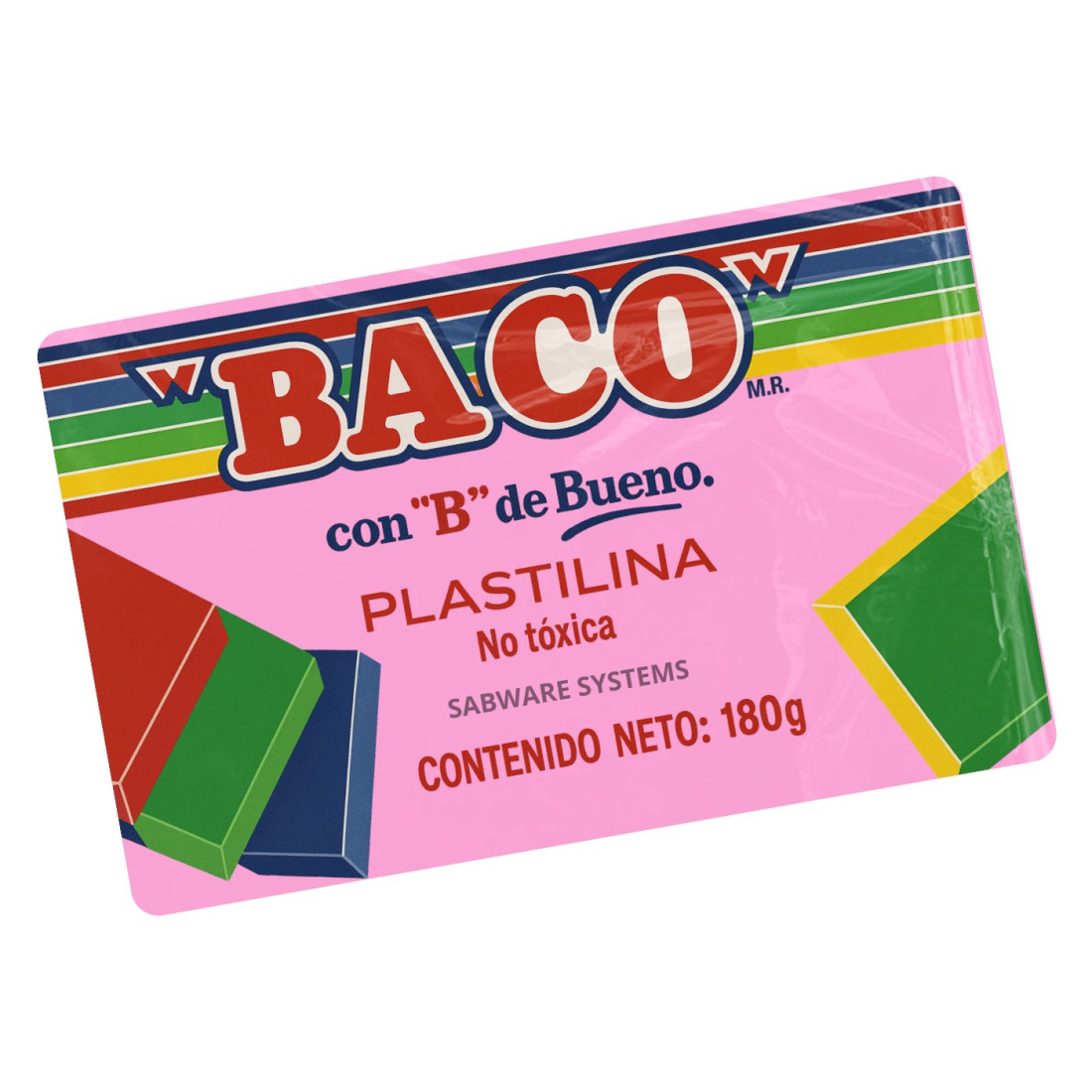 PLASTILINA BACO MARQUETA ROSA 49416