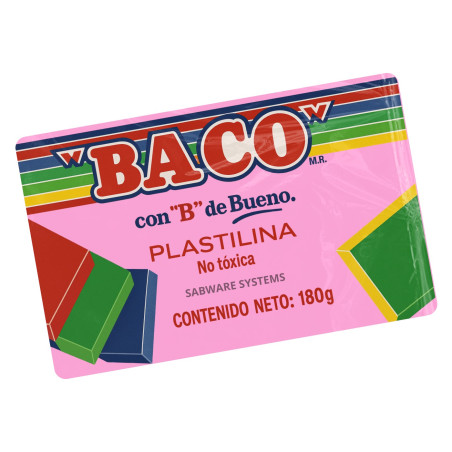 PLASTILINA BACO MARQUETA ROSA 49416