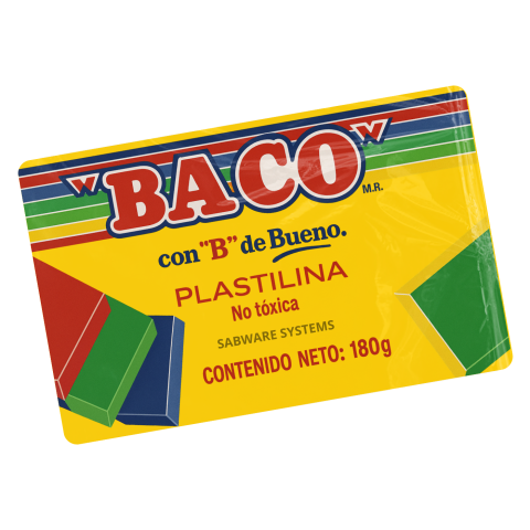 PLASTILINA BACO MARQUETA AMARILLA 49416