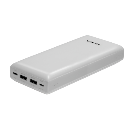 20,000mAh CARGADOR ADATA POWER BANK  BLANCO C20 PBC20-WH