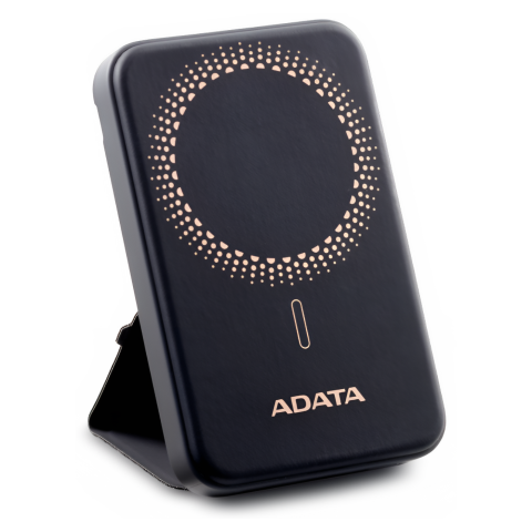 5000mAh CARGA INALAMBRICA POWER BANK ADATA NEGRO MAGNETICO PR050-11BK