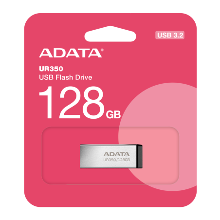 MEMORIA ADATA 128GB USB UR350 3.2 METAL NEGRO