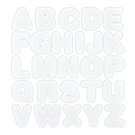 MOLDE SILICON PASCUA MOLSI-ASC01 ABC LETRAS 159421