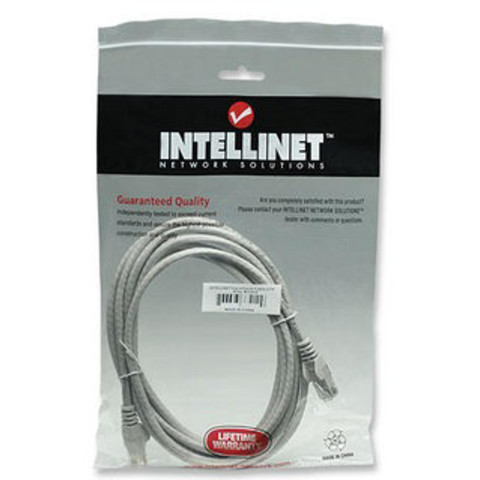 CABLE PATCH INTELLINET CAT 6 1M GRIS CABLEINT340373