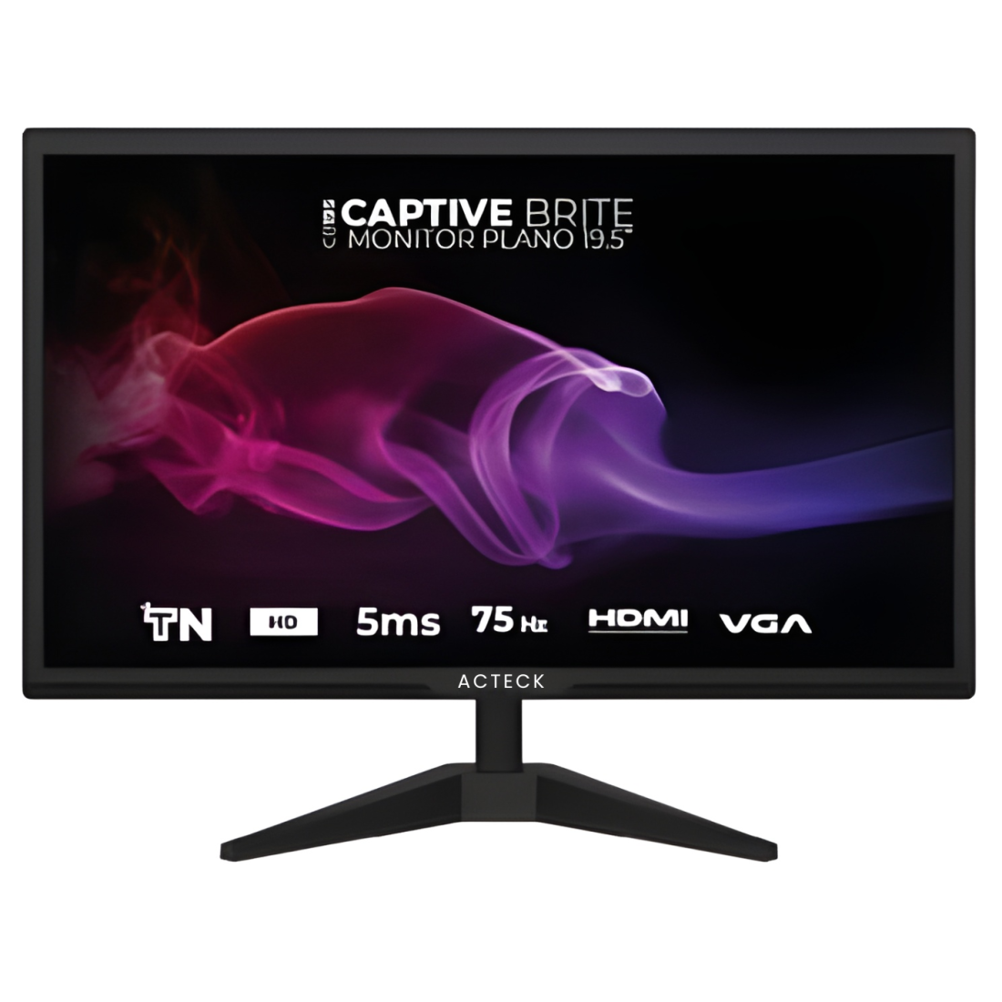 MONITOR ACTECK 19.5 LED CAPTIVE BRITE CB215 FD HDMI VGA 75HZ