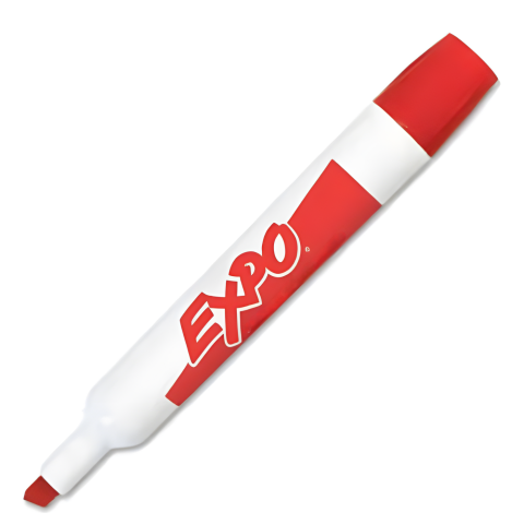 MARCADOR P/PINTARRON P/C EXPO 1929204 ROJO 19229