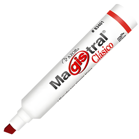 MARCADOR ROJO MAGISTRAL PARA PIZARRON BLANCO 19240