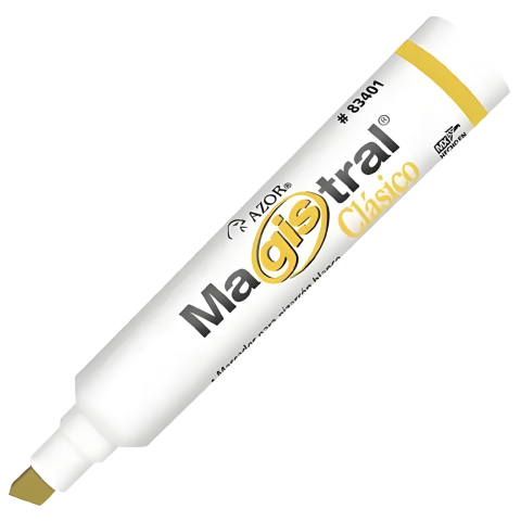 MARCADOR MAGISTRAL 83405 AMARILLO P/PIZARRON PLASTICO 83405