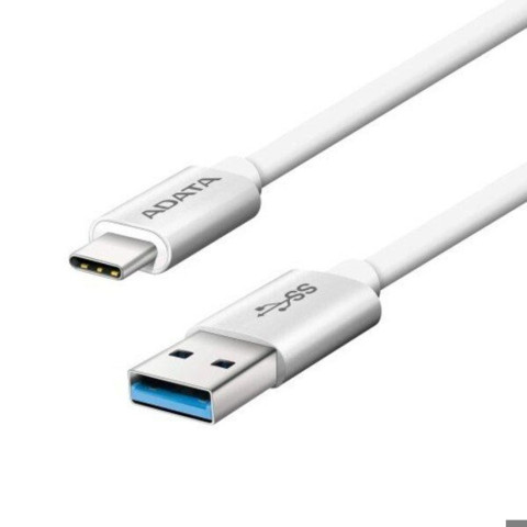 CABLE ADATA TIPO-C PLATEADO USB 3.1 1 METRO ACA3AL-100CM-CSV