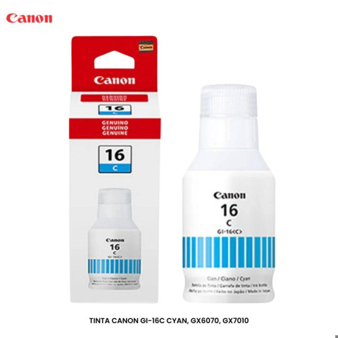 TINTA CANON GI-16C CIAN PARA USO INTERNO DE LOS NEGOCIOS