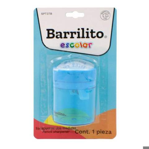 SACAPUNTAS C/DEPOSITO BARRILITO SPT37B PLASTICO 77496