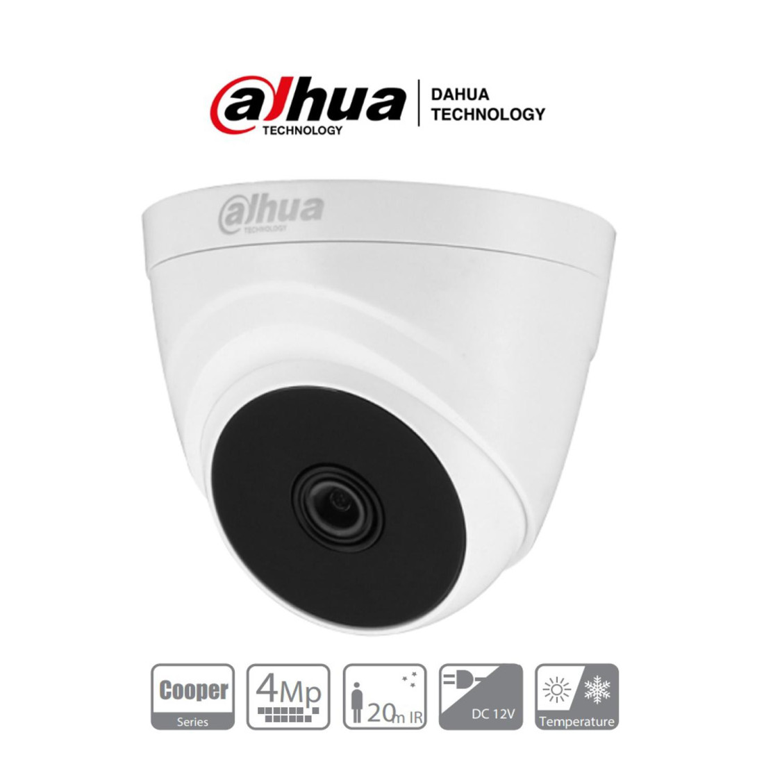 DAHUA COOPER T1A21 CAMARA DOMO HDCVI 1080P/720/TVI/AHD/CVBS