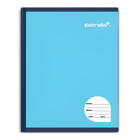 CUADERNO PROF COSIDO ESTRELLA 0541 RAYA 100H CELESTE 49131