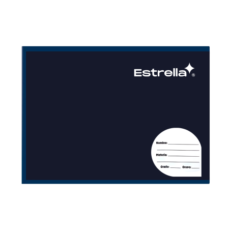 CUADERNO F.I COS ESTRELLA 0654 DOB RAYA 100H AZUL NAV 049156