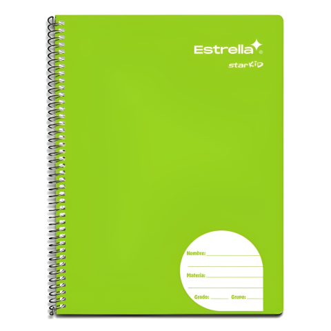 CUADERNO PROF ESP ESTRELLA RAYA STARKID VERDE LIMON 193465